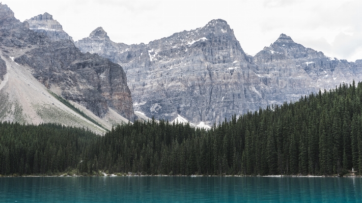 Foto Agua bosque montaña lago