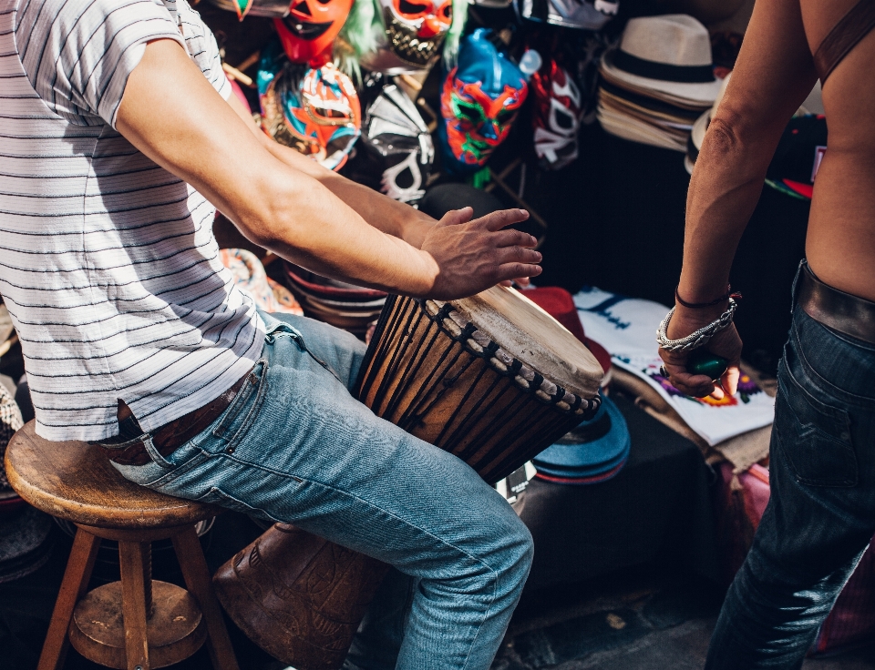 Hand person music musician