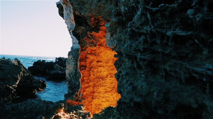 Sea coast rock ocean Photo