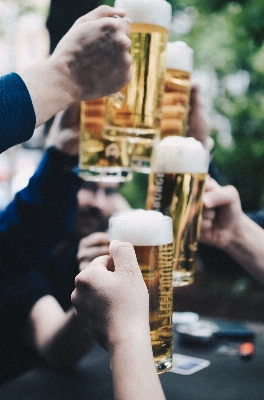 Hand drink friend beer Photo