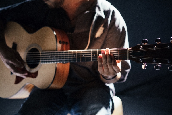 Music guitar string acoustic Photo