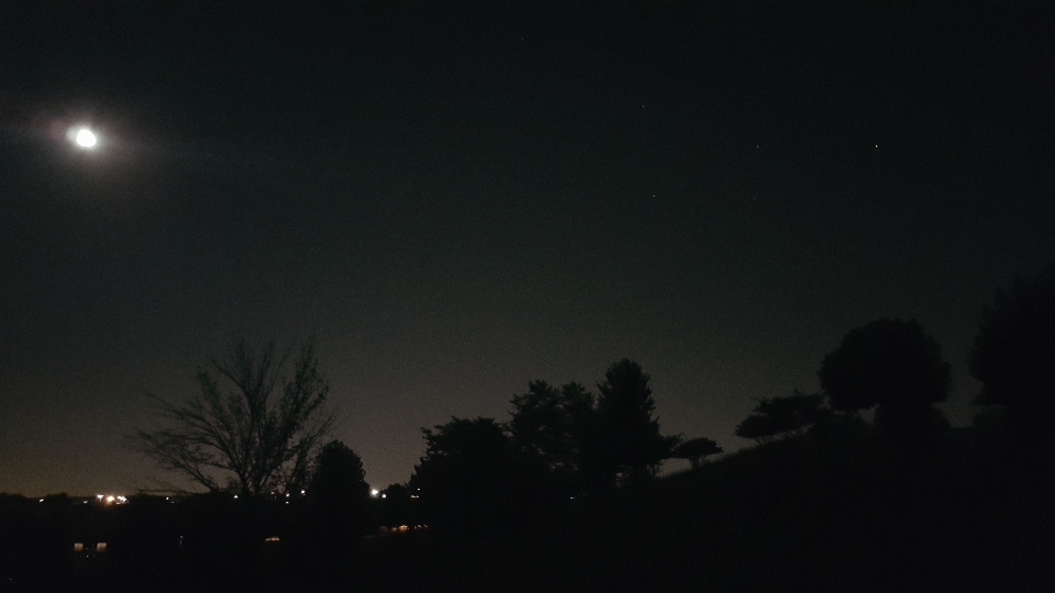 Cielo notte atmosfera crepuscolo