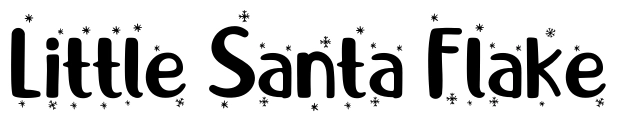 Little Santa Flake Font