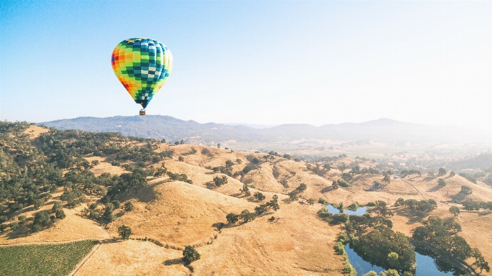 Foto Cielo globo aerostático volar aeronave