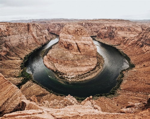 Landscape sand rock river Photo