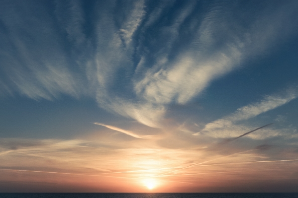 Sea horizon cloud sky Photo