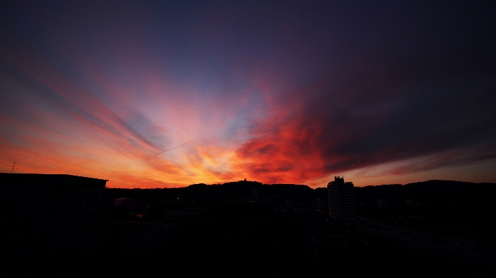 Horizon cloud sky sun Photo