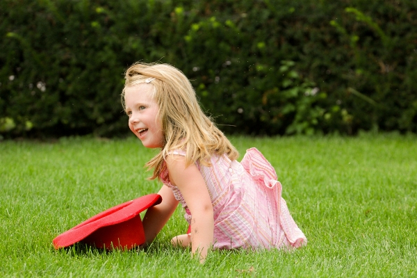 Grass person girl woman Photo