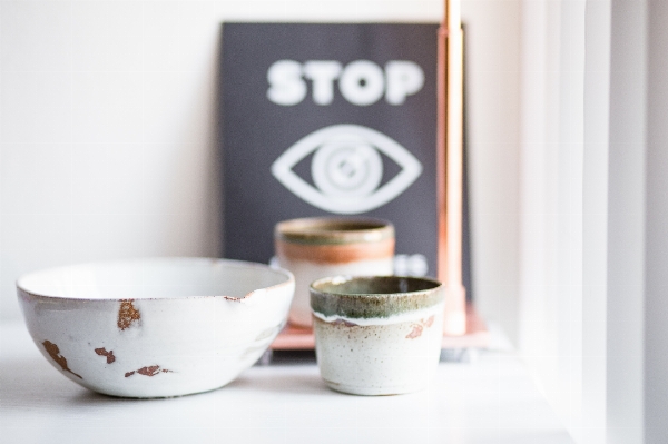 White cup bowl saucer Photo