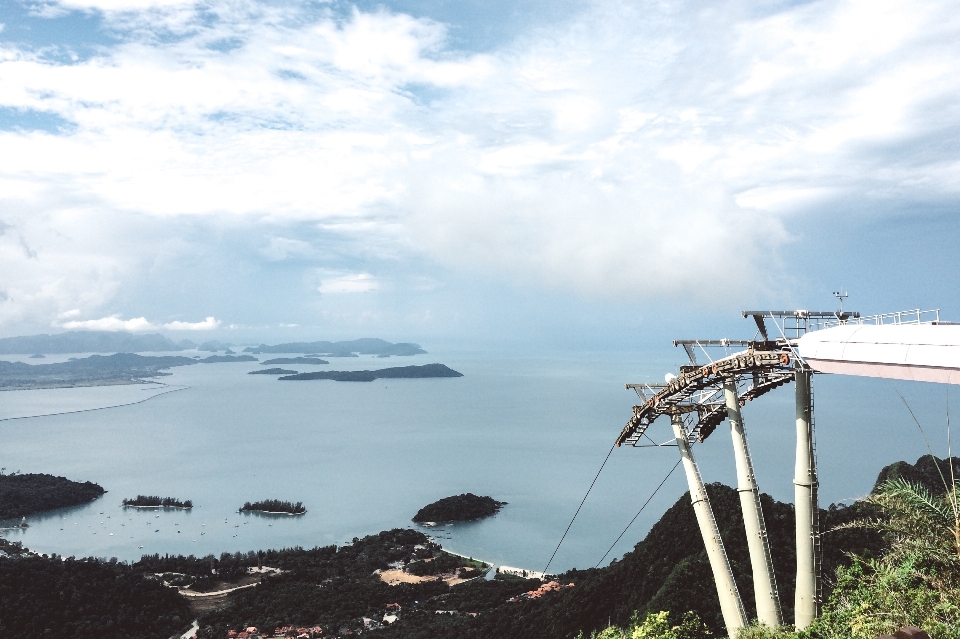 海 海岸 海洋 山