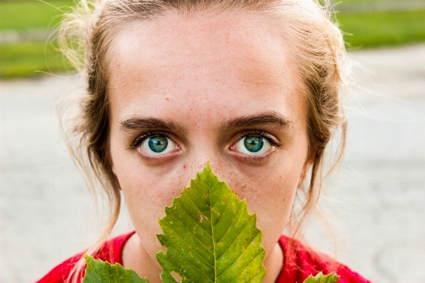 Person plant girl woman Photo