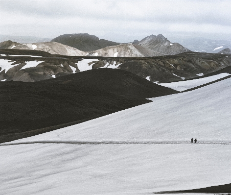 Photo Marche personne montagne neige