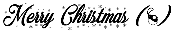 Merry Christmas (3) Font