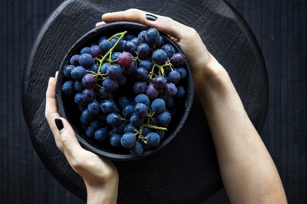 Hand plant grape fruit Photo