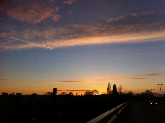 Horizon cloud sky sun Photo