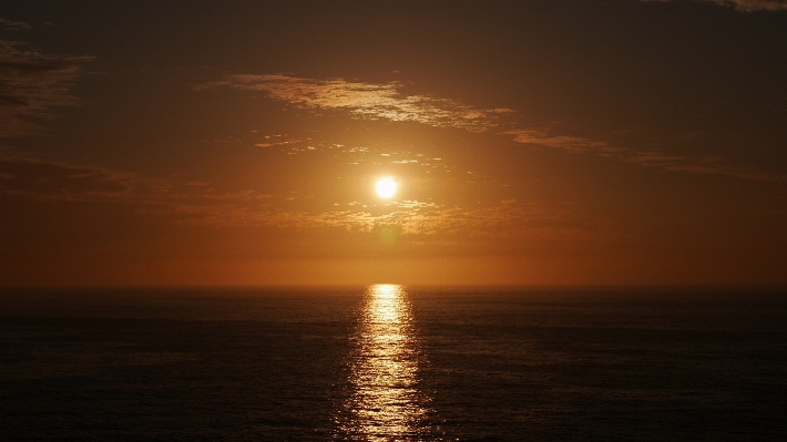 海 海洋 地平線 太陽 写真