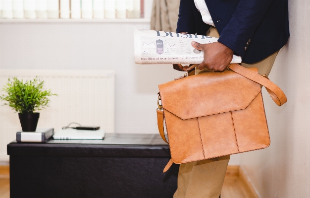 Man office bag business Photo