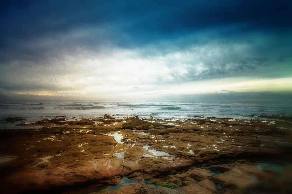 Praia paisagem mar costa