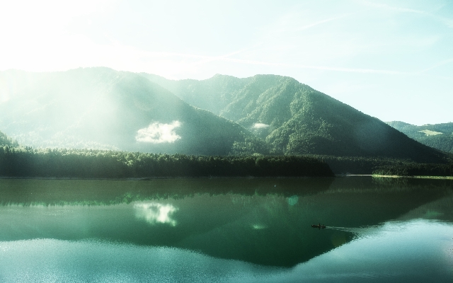 Foto Acqua natura montagna nube