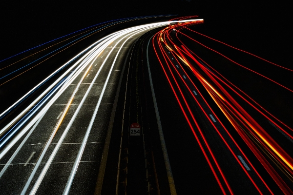 Light bridge traffic car Photo