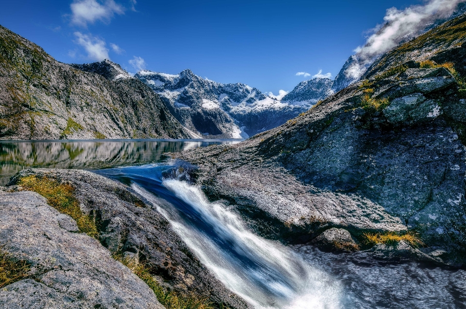 Landschaft natur rock wasserfall