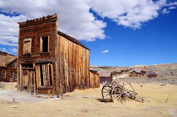 Landscape wood desert town Photo