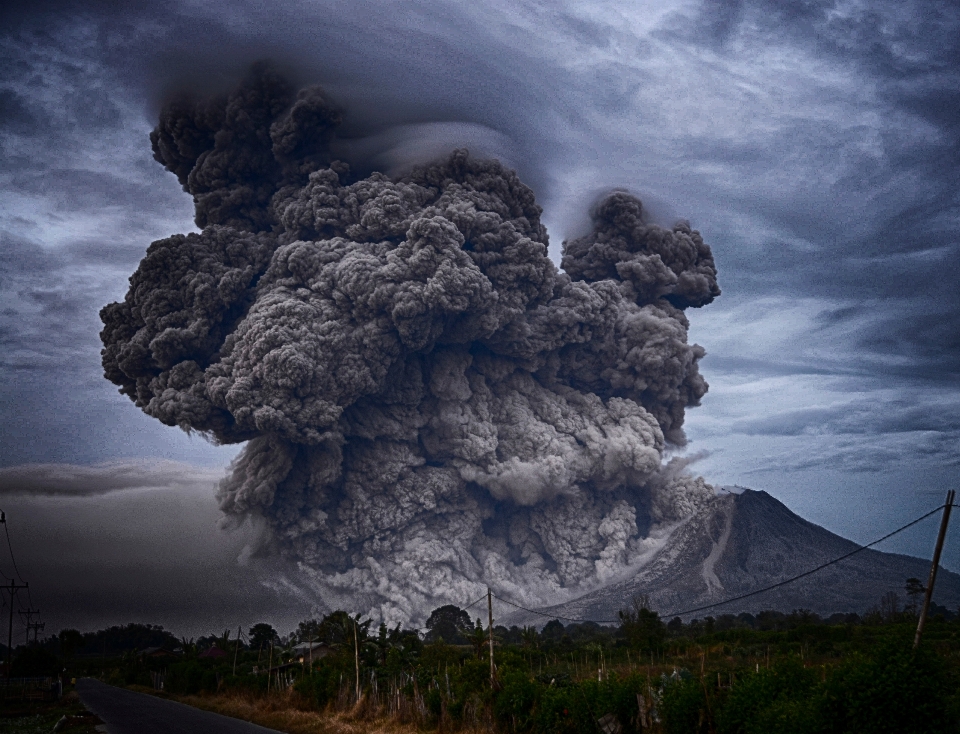 Mountain cloud sky atmosphere