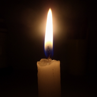 Light flame darkness candle Photo