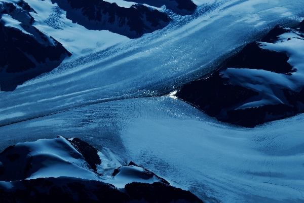 山 雪 山脈
 氷 写真