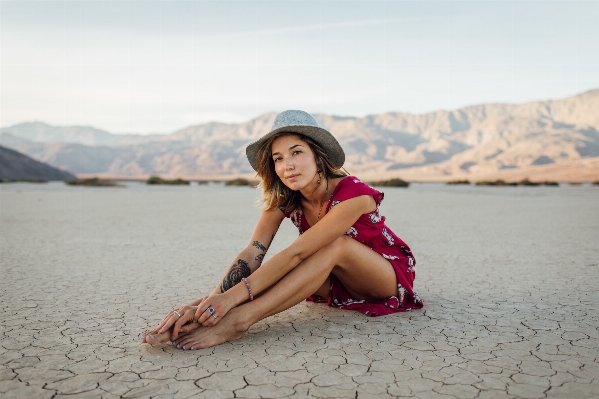 Beach sea sand person Photo