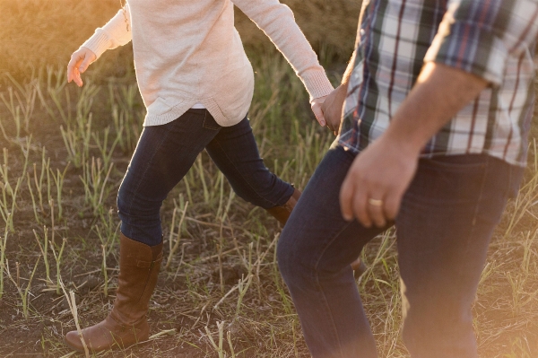 Hand walk leg love Photo