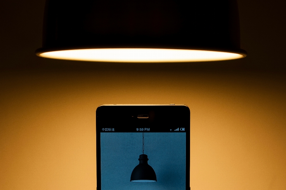 Filtrer lumière téléphone lampe