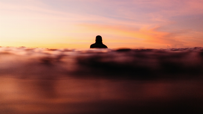 海 水 海洋 地平線 写真