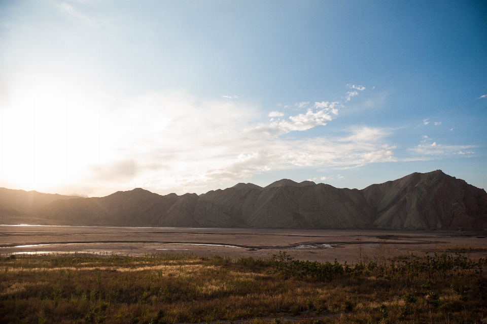 Paisaje naturaleza horizonte desierto
