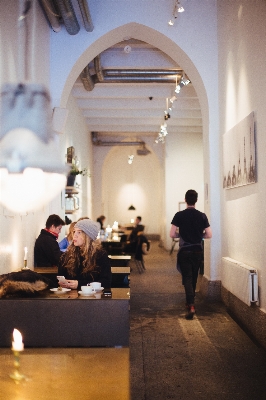 Coffee shop interior home arch Photo