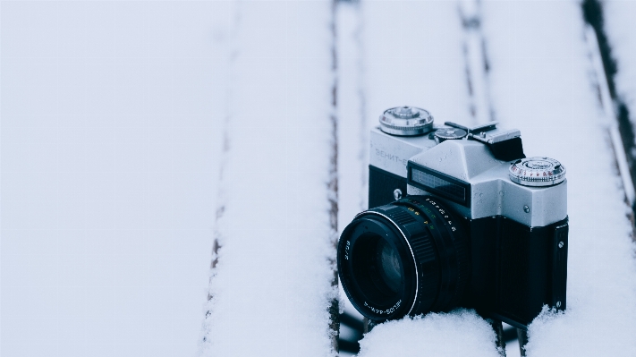 雪 冬 ライト 白 写真