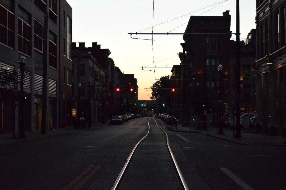 Track road street night