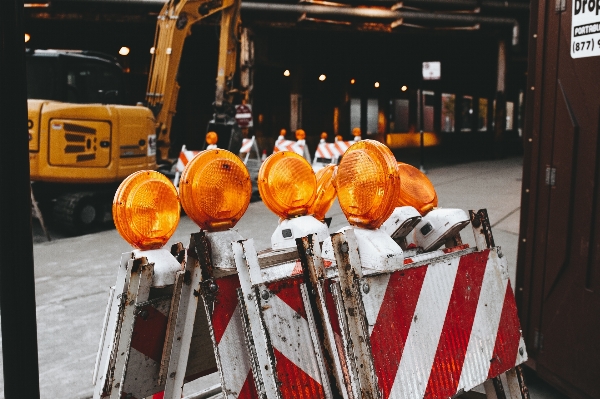 Foto Construção tambor escavadeira local de construção
