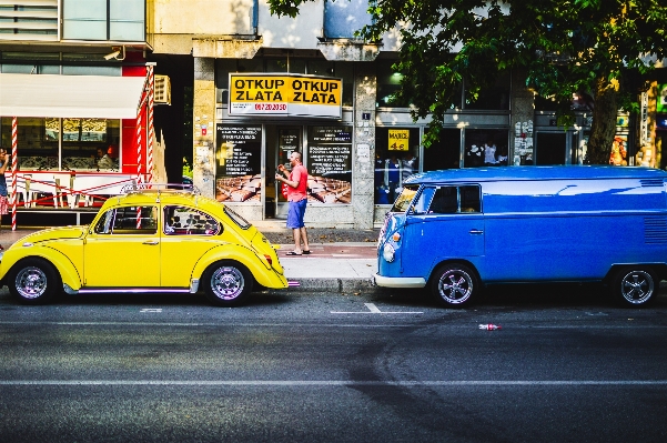 Auto volkswagen
 taxi transport Foto