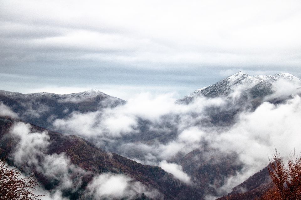 風景 自然 山 雪