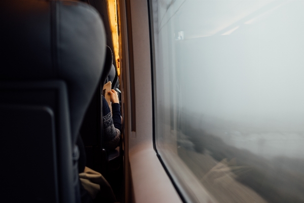 Person car window glass Photo