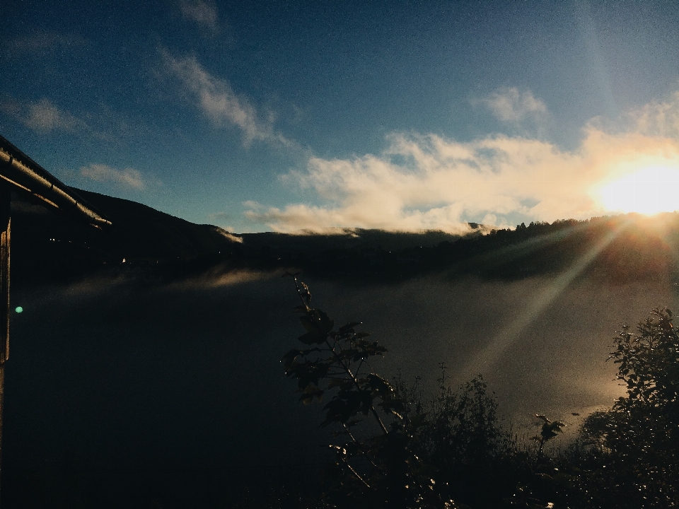 Natur horizont berg licht