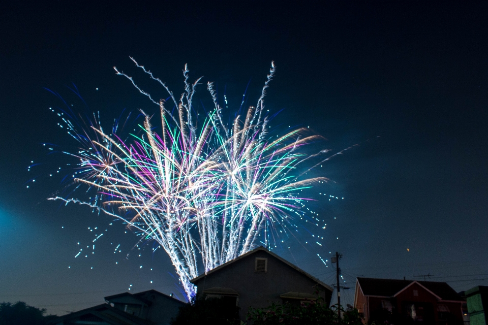 Nuit des loisirs feux d'artifice événement