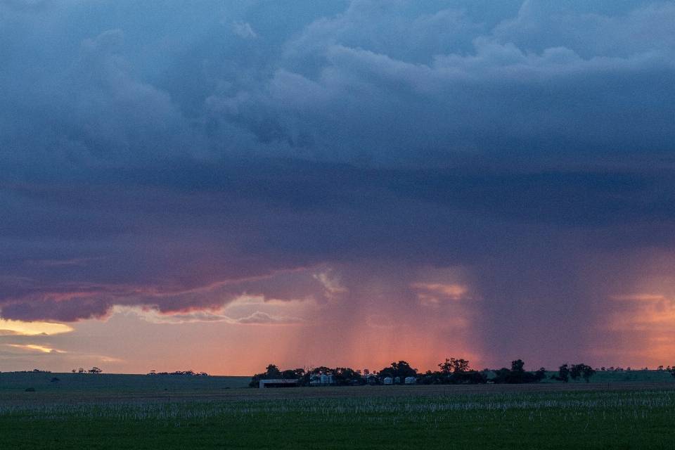 Horizont wolke himmel sonnenuntergang