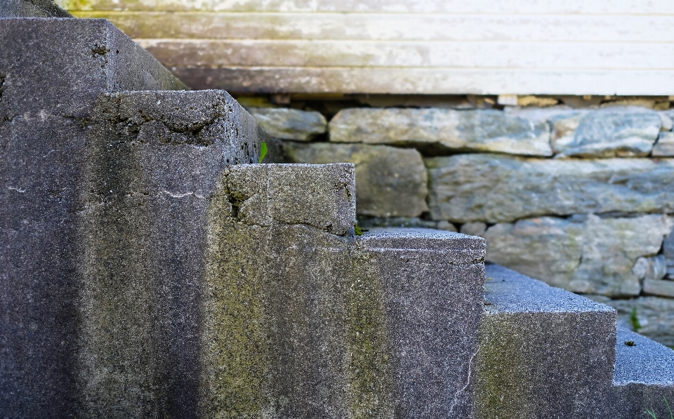 Rock wand grün blau