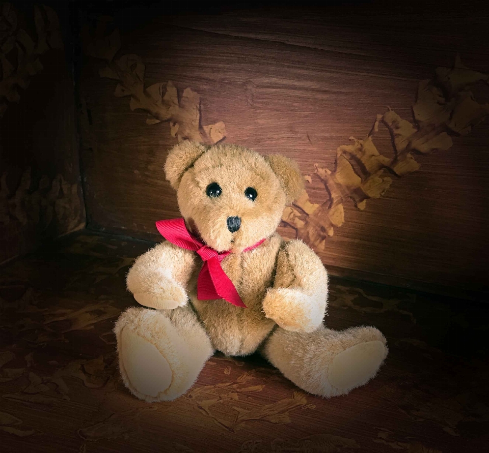 Toy teddy bear textile plush