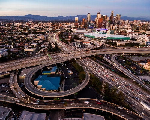 Structure road bridge skyline Photo