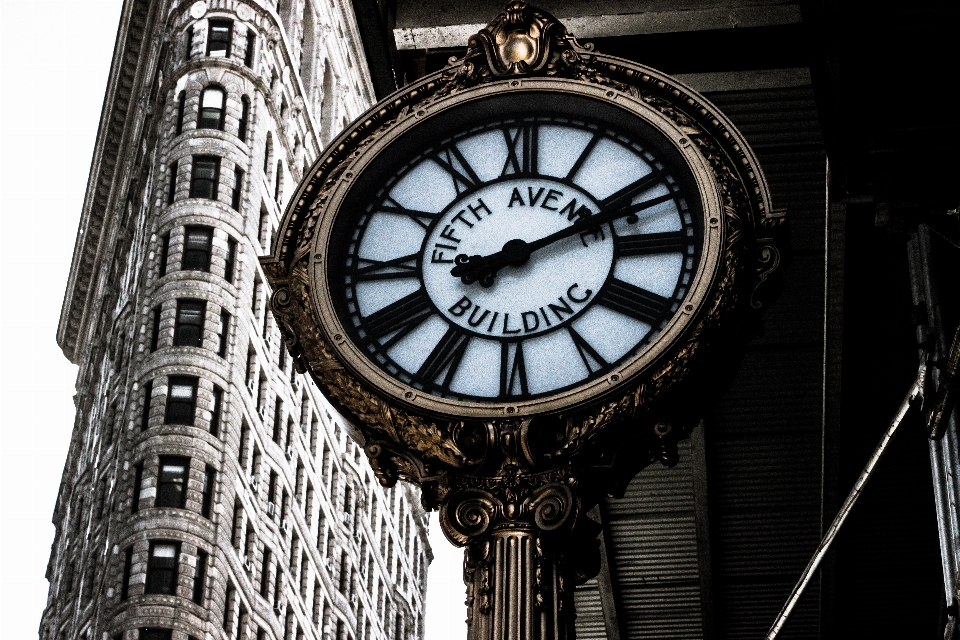 Black and white clock monochrome