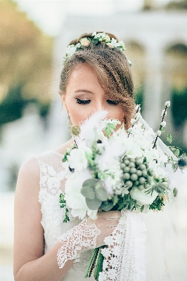 Frau fotografie blume weiblich Foto