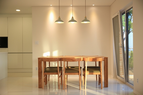 Wood floor home ceiling Photo